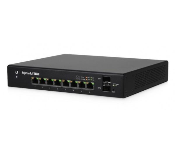 Ubiquiti 10p EDGEswitch (8x100/1000Mbit 2xSFP) PoE+ - 323494 - zdjęcie 2